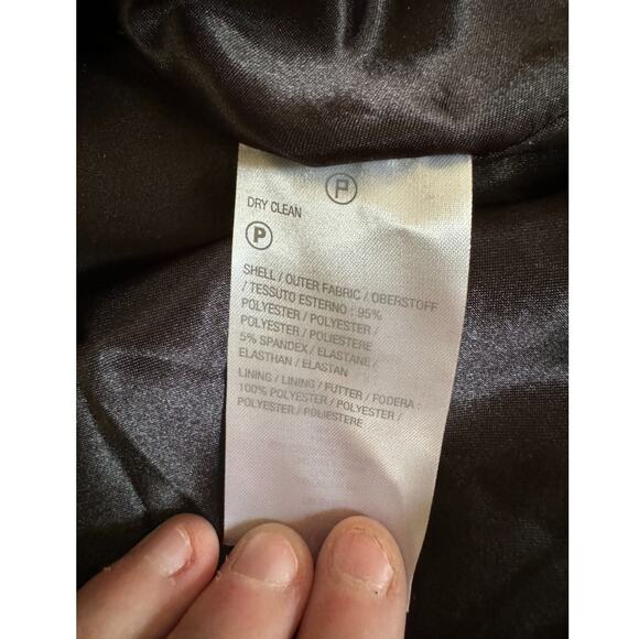 Dennis Basso Perforated Faux Suede Jacket Black X-Large NWOT Eyelet Lined - Picture 8 of 13